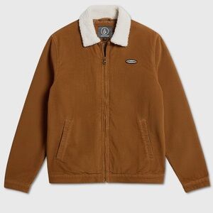 Volcom Halecrest Jacket - NWT Mens Size Large Rust - #46205-DSK1